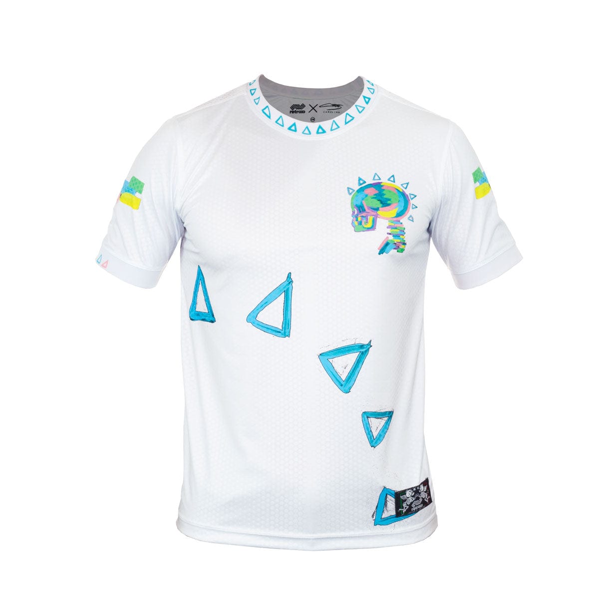 Retrooo.com Blanca / XCH Jersey Camiseta Retrooo Punk Ft. Carolina