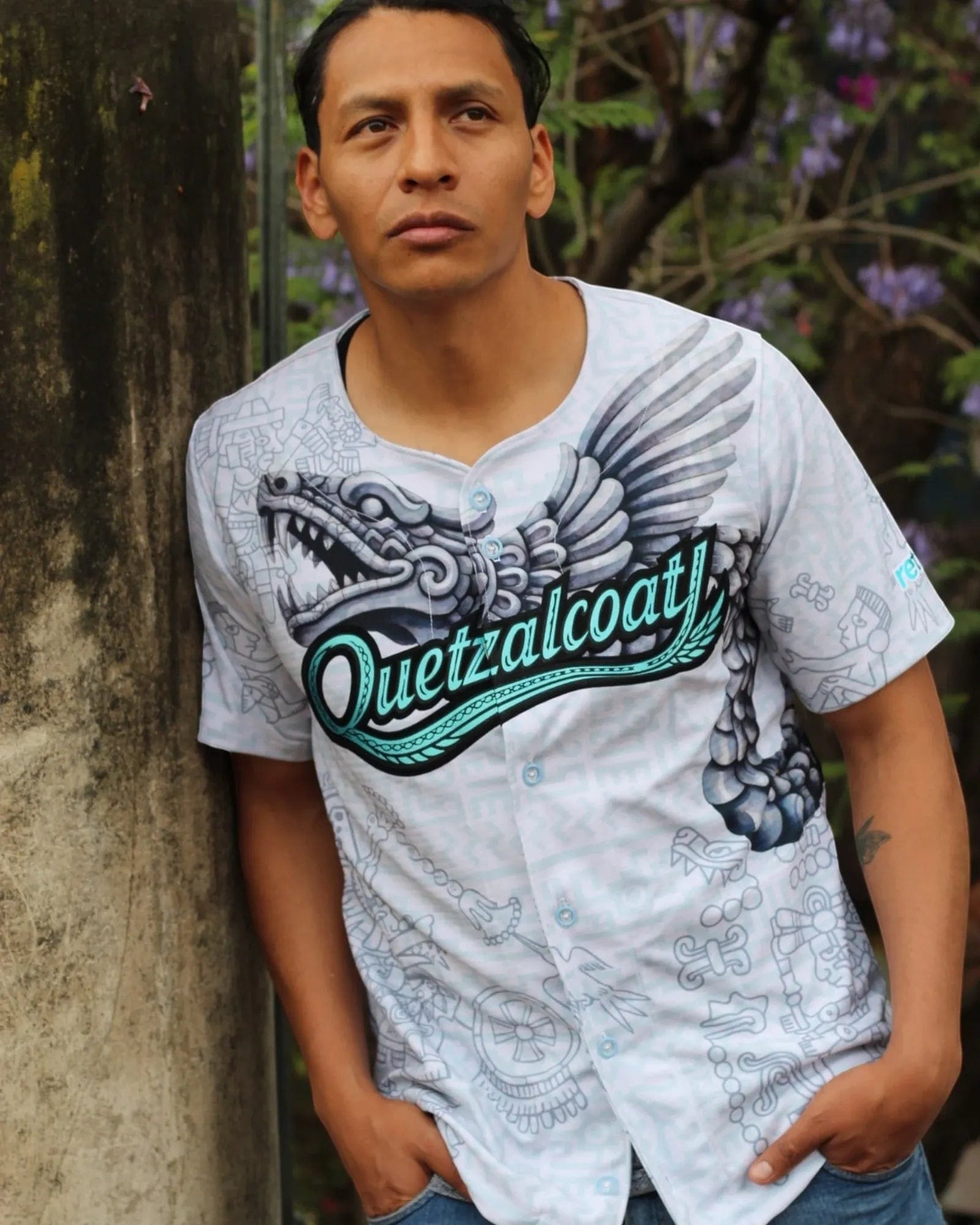 Retrooo.com Casaca Béisbol Retrooo · Quetzalcóatl · Vuelo Turquesa