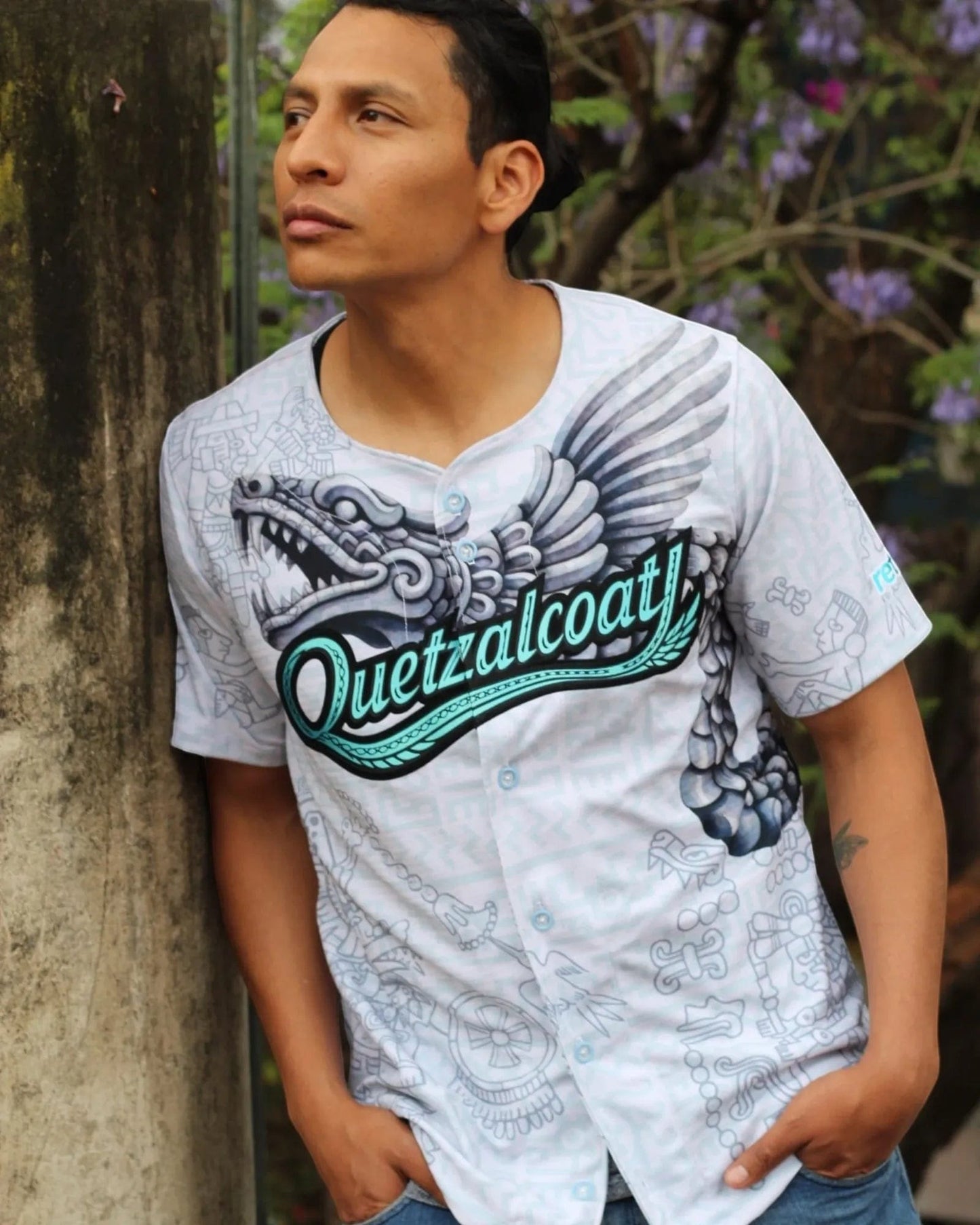 Retrooo.com Casaca Béisbol Retrooo · Quetzalcóatl · Vuelo Turquesa