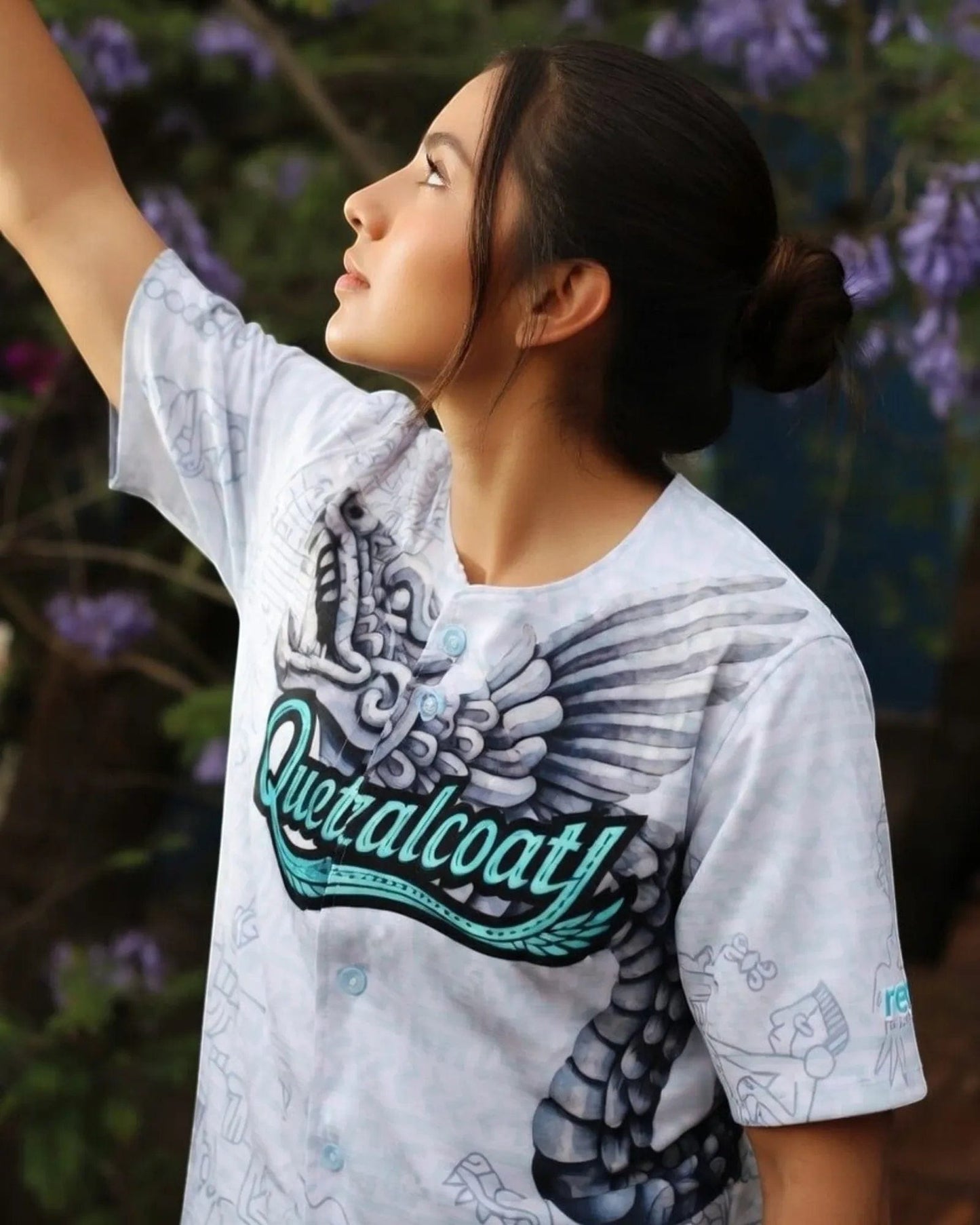 Retrooo.com Casaca Béisbol Retrooo · Quetzalcóatl · Vuelo Turquesa