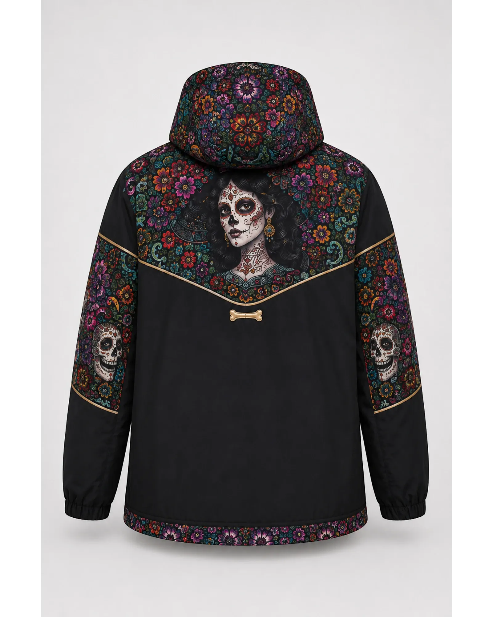 Retrooo.com Chaqueta Chamarra Retrooo Catrina de Flores · Edición Prototipo