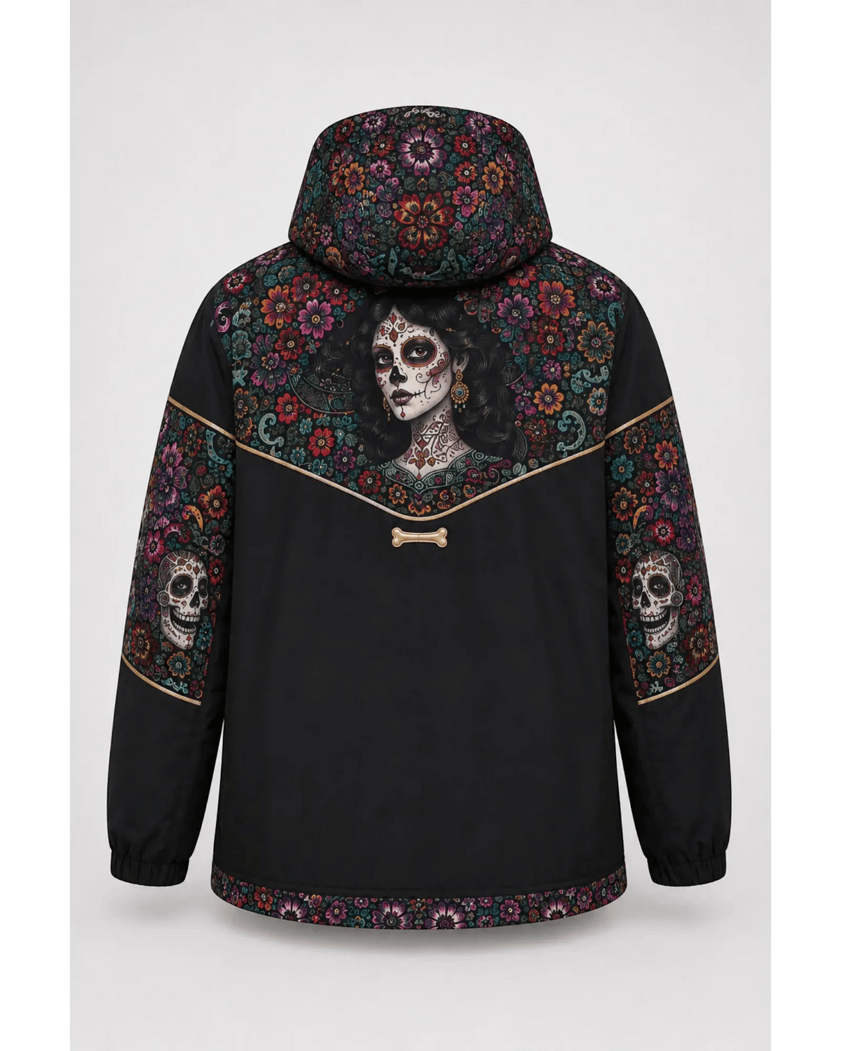 Retrooo.com Chaqueta Chamarra Retrooo Catrina de Flores · Edición Prototipo