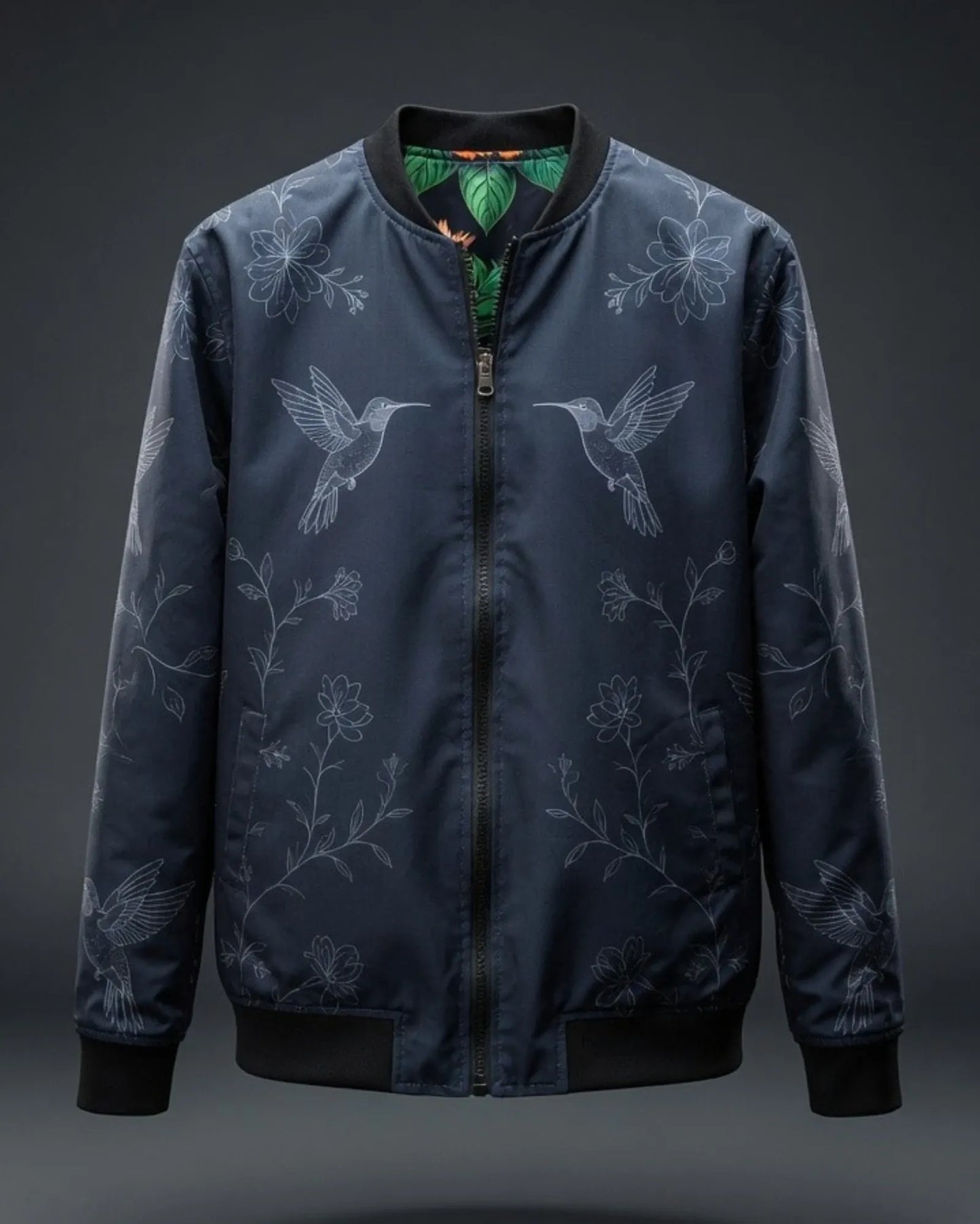 Retrooo.com Chaqueta Chamarra Retrooo Doble Vista Bomber Huitzilin · El Regreso de los Colibríes