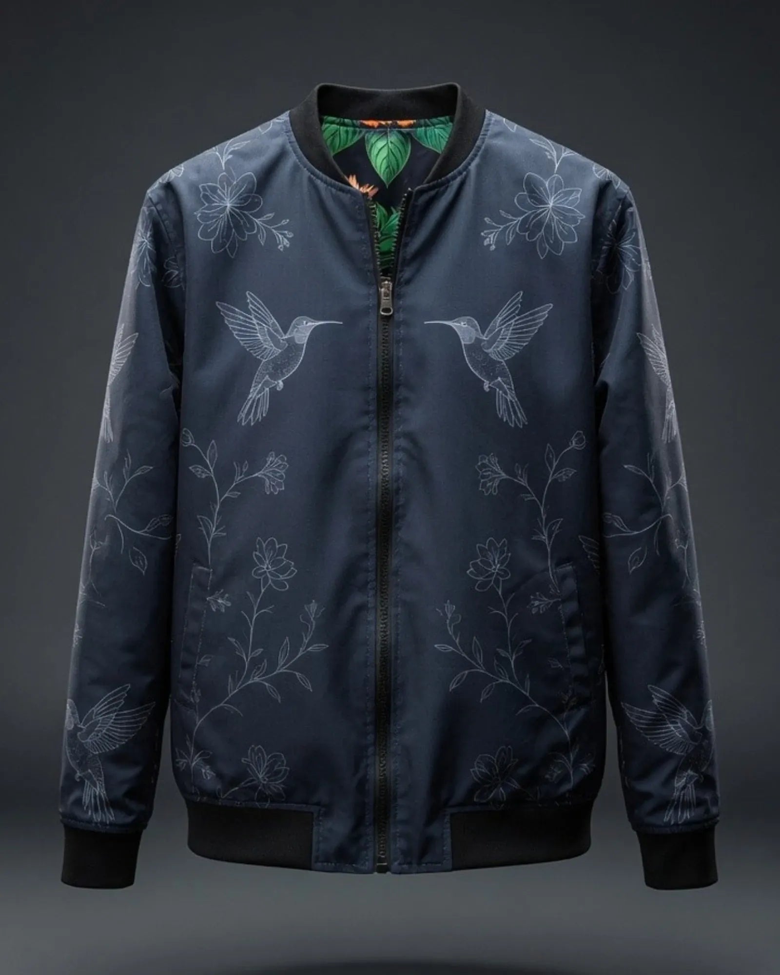 Retrooo.com Chaqueta Chamarra Retrooo Doble Vista Bomber Huitzilin · El Regreso de los Colibríes