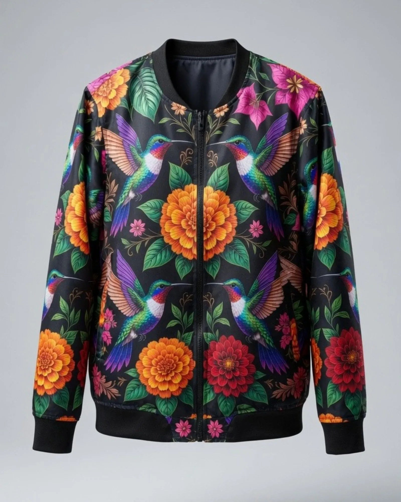 Retrooo.com Chaqueta Chamarra Retrooo Doble Vista Bomber Huitzilin · El Regreso de los Colibríes