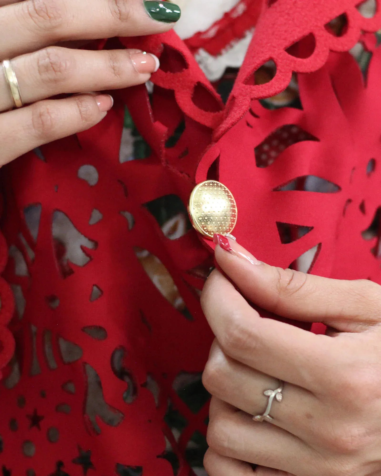 Retrooo.com Chaqueta Túnica Abrigo Mexclart Posada Tropical Arte Textil Mexicano