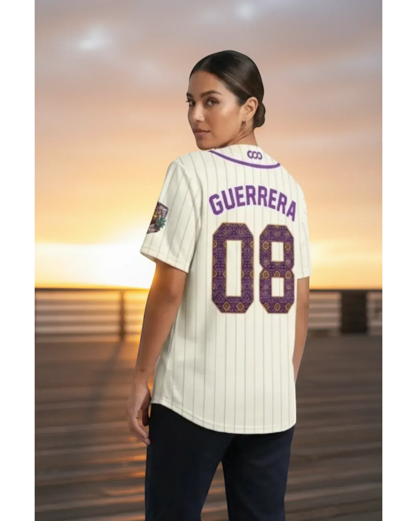 Retrooo.com Jersey béisbol Casaca Béisbol Cihuatl · Día de la Mujer · Florecer es Expandirse | Retrooo