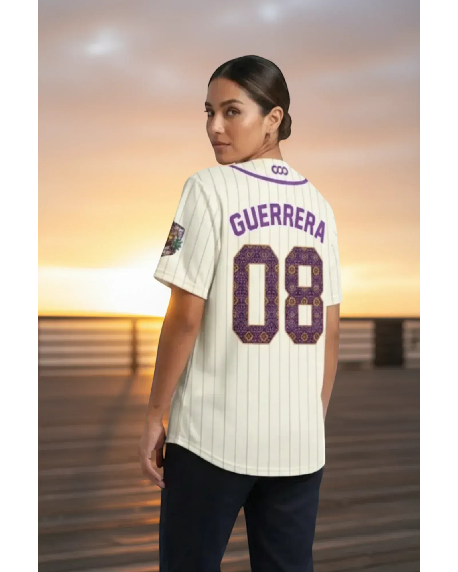 Retrooo.com Jersey béisbol Casaca Béisbol Cihuatl · Día de la Mujer · Florecer es Expandirse | Retrooo