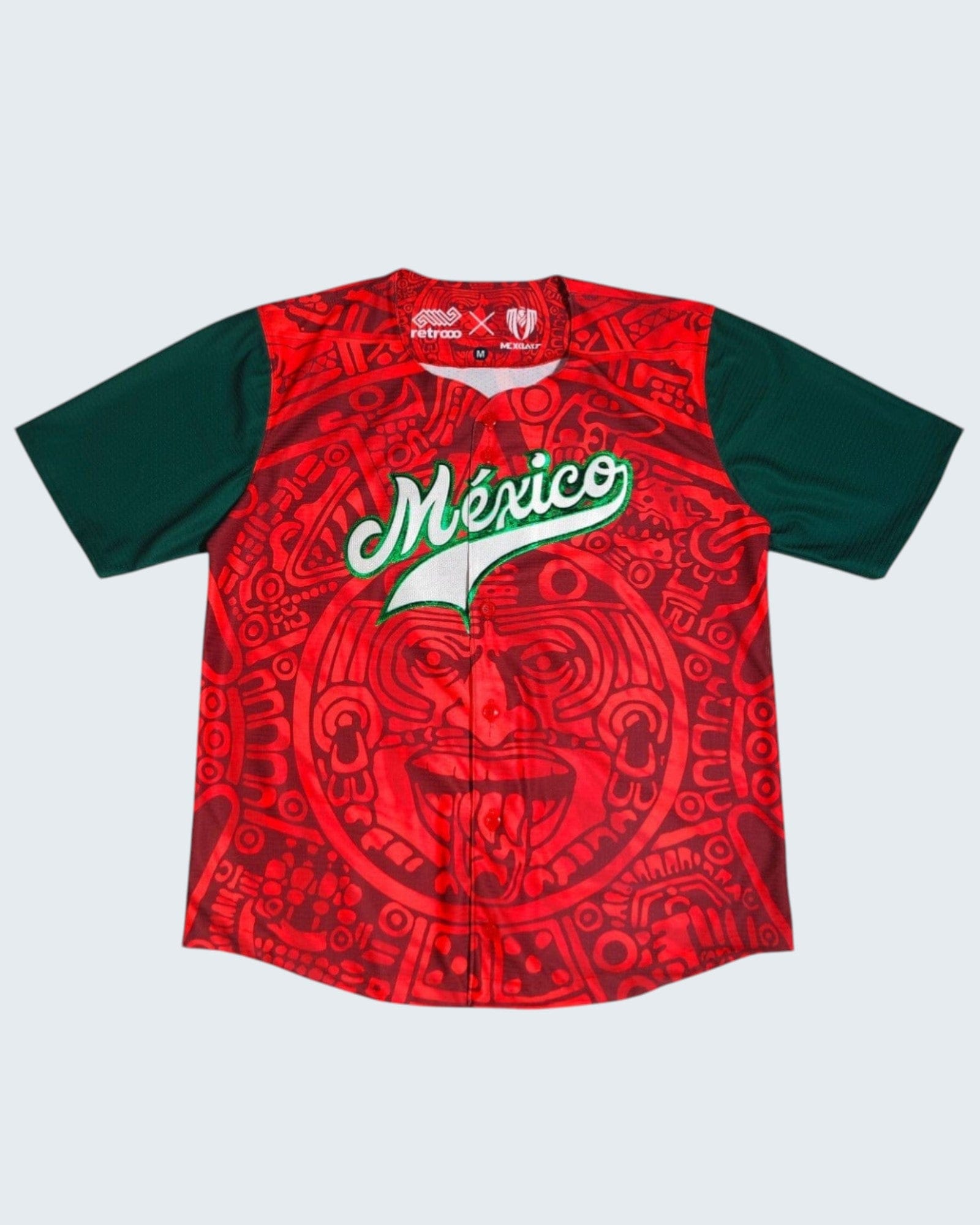 Retrooo.com Jersey béisbol Jersey Béisbol Piedra del Sol - Edición Calendario Azteca | Personalización Premium