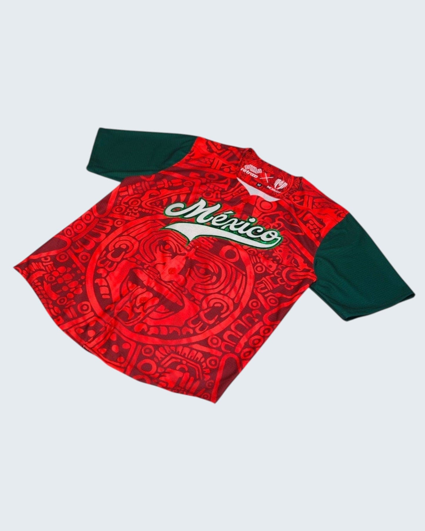 Retrooo.com Jersey béisbol Jersey Béisbol Piedra del Sol - Edición Calendario Azteca | Personalización Premium