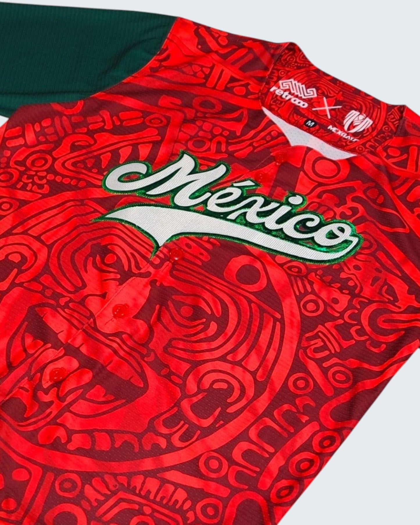 Retrooo.com Jersey béisbol Jersey Béisbol Piedra del Sol - Edición Calendario Azteca | Personalización Premium