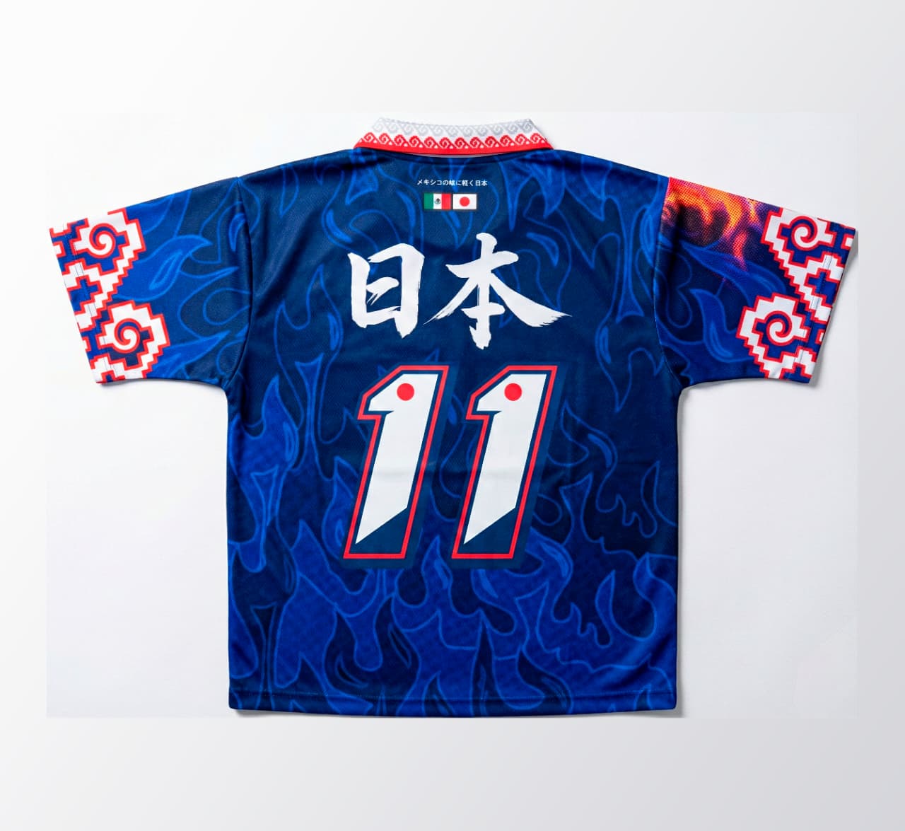 Retrooo.com Jersey Blue Ryū Quetza / CH (S) Jersey Retrooo Japón — Edición Limitada Mundial 2026 x Mexclart