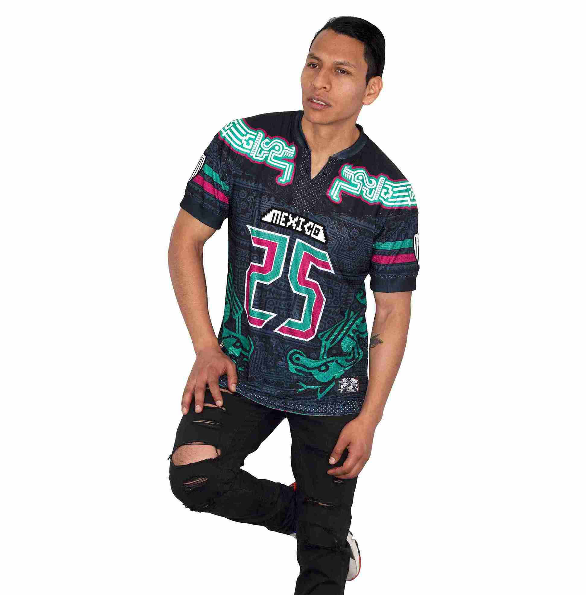 Retrooo.com Jersey Jersey Mexclart Kukulkán Juego de Pelota - Edición Futuro Ancestral | Premio Diseña México