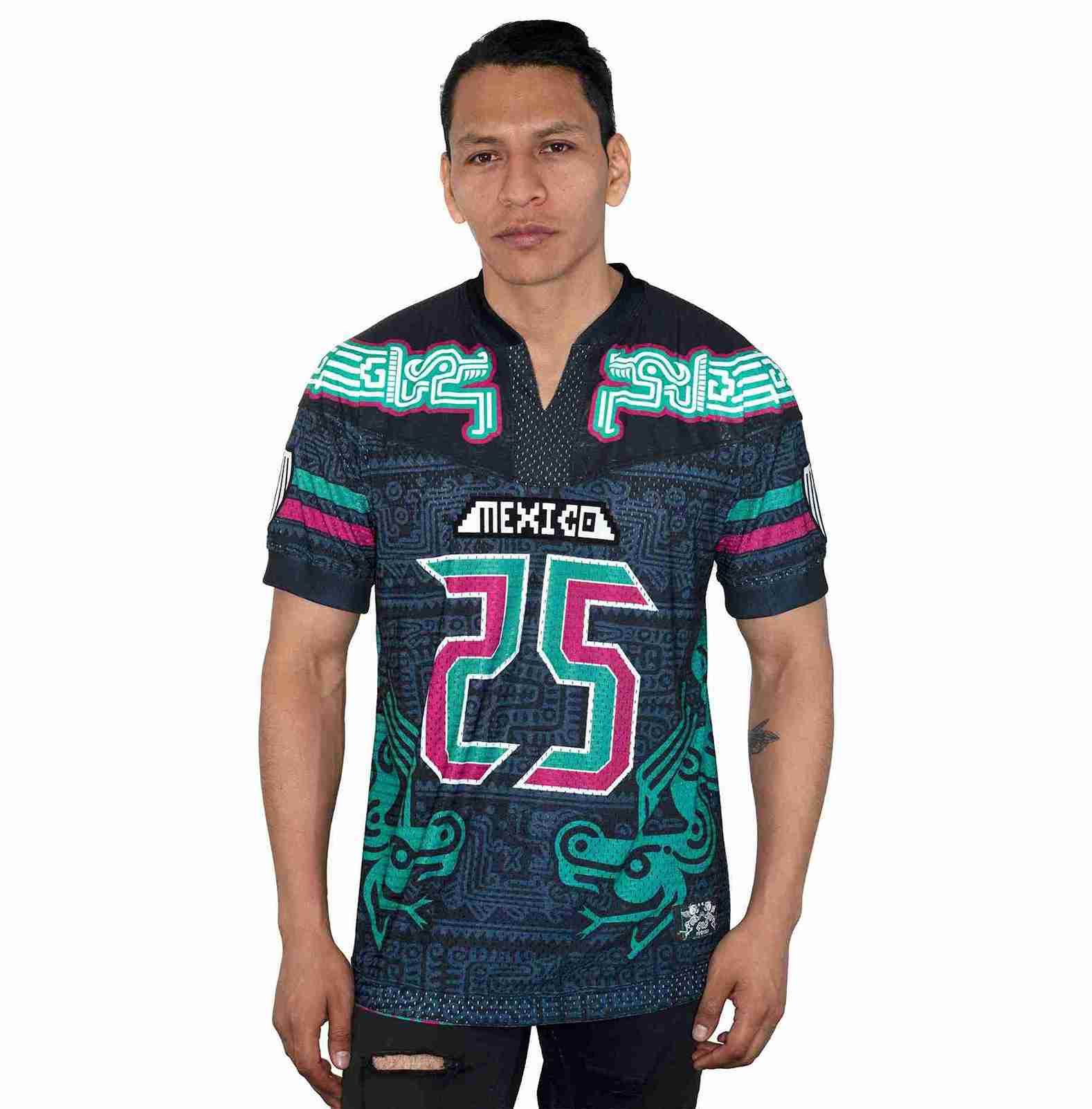 Retrooo.com Jersey Jersey Mexclart Kukulkán Juego de Pelota - Edición Futuro Ancestral | Premio Diseña México