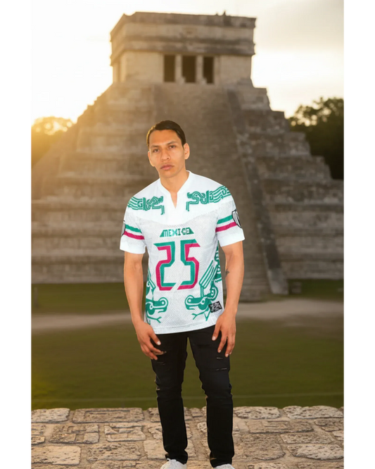 Retrooo.com Jersey Jersey Mexclart Kukulkán Juego de Pelota - Edición Futuro Ancestral | Premio Diseña México