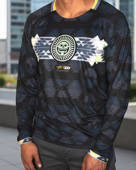 Retrooo.com Jersey Jersey Mictlán - Edición Brillo Ancestral | Energía que Trasciende la Oscuridad