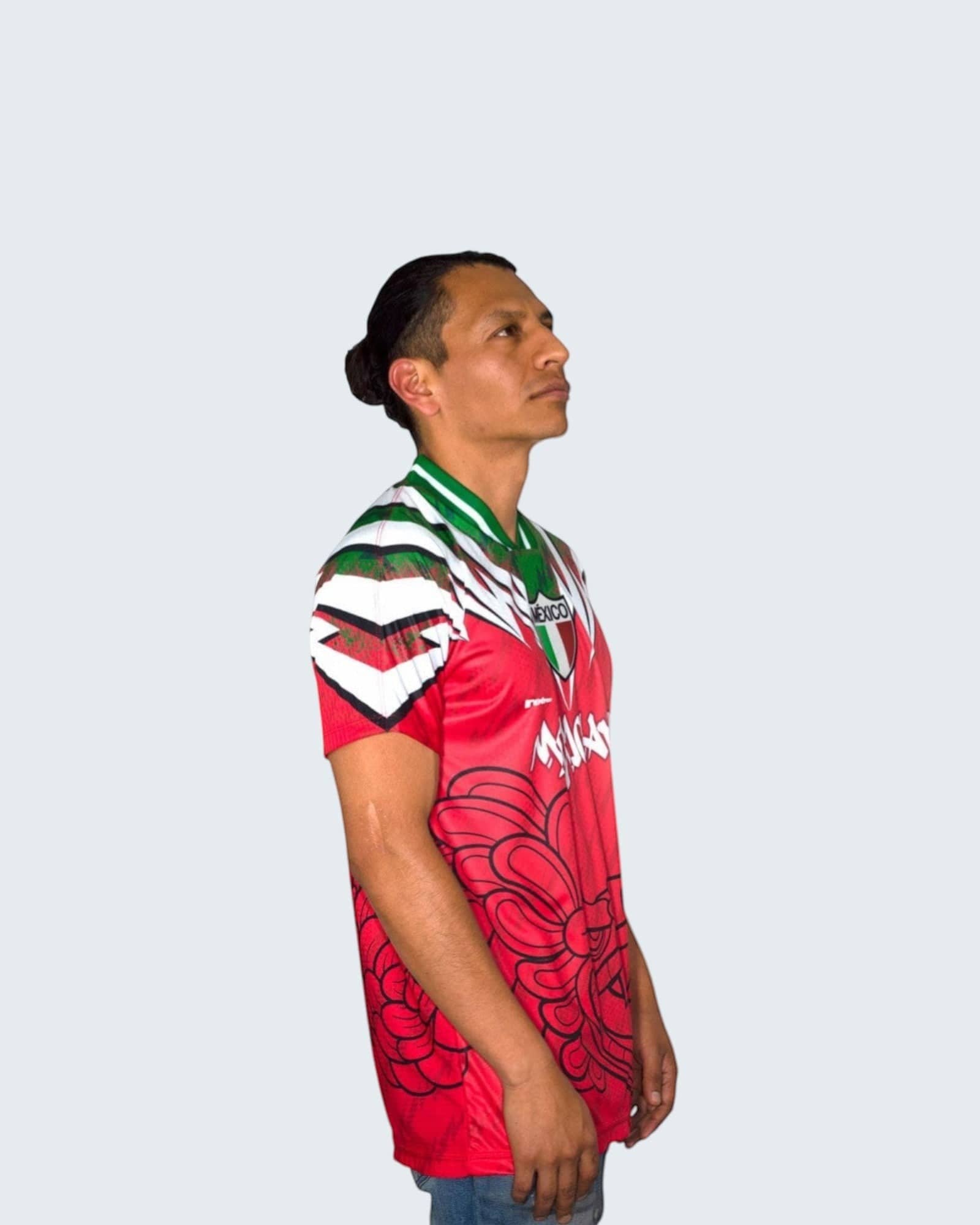 Retrooo.com Jersey Jersey Retrooo 90s México - Edición Rojo Pasión Verde Esperanza | Orgullo Nacional Retro