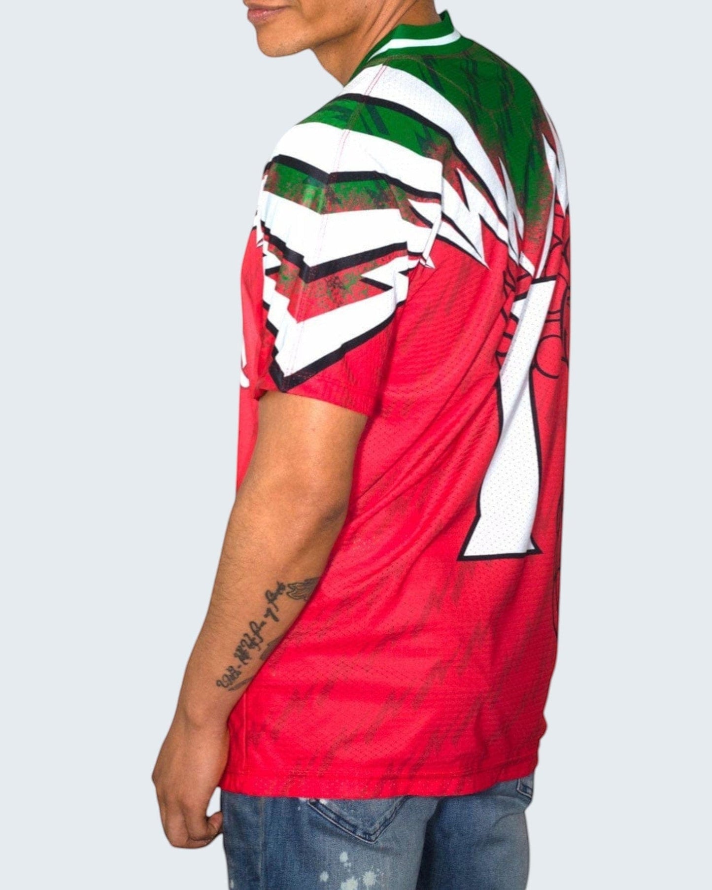 Retrooo.com Jersey Jersey Retrooo 90s México - Edición Rojo Pasión Verde Esperanza | Orgullo Nacional Retro