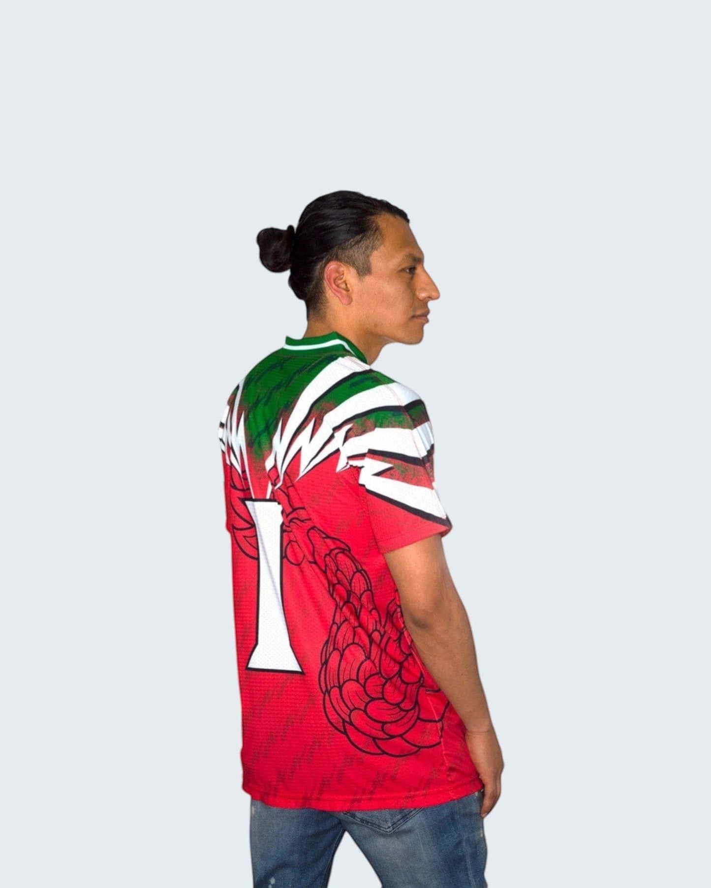 Retrooo.com Jersey Jersey Retrooo 90s México - Edición Rojo Pasión Verde Esperanza | Orgullo Nacional Retro
