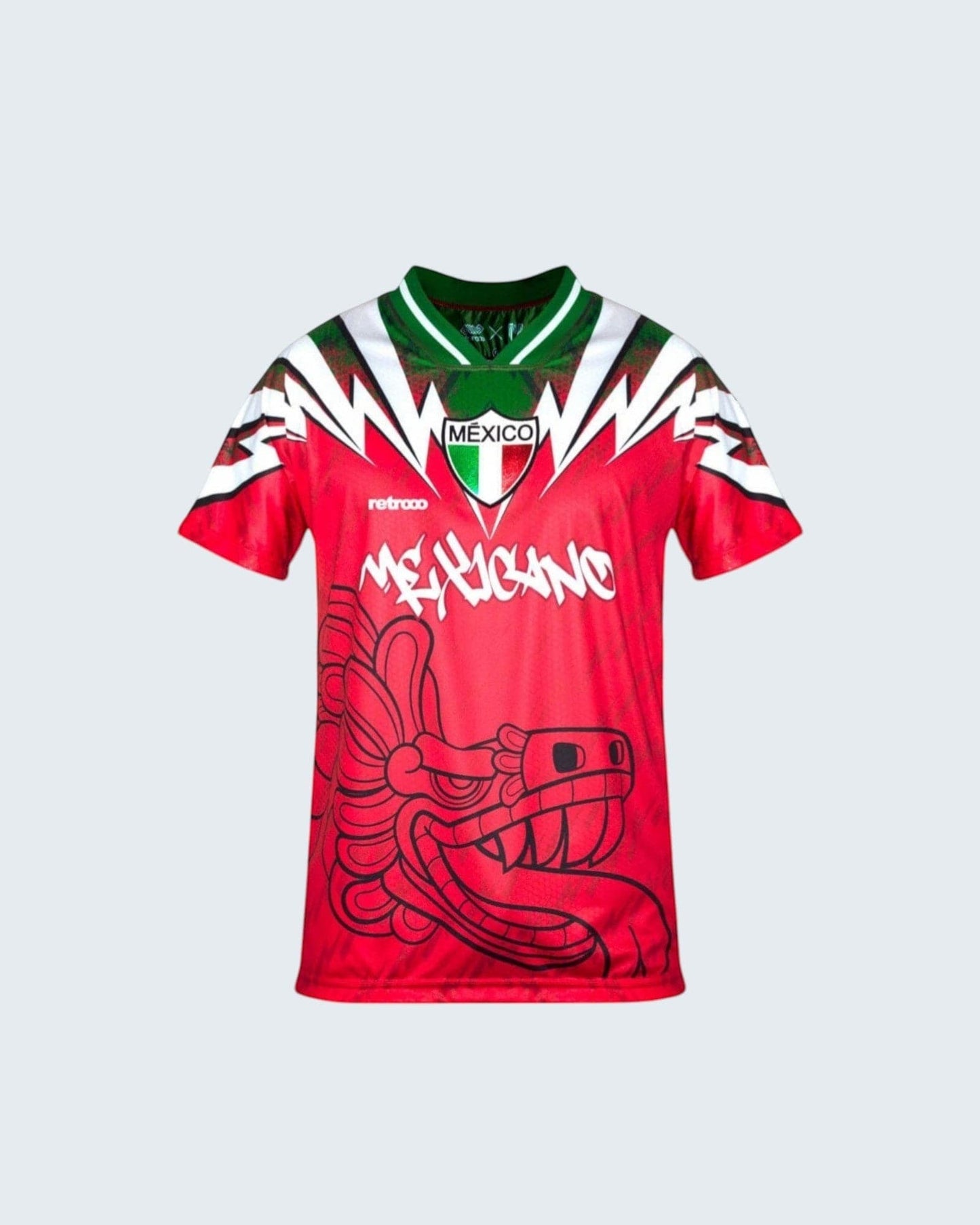 Retrooo.com Jersey Jersey Retrooo 90s México - Edición Rojo Pasión Verde Esperanza | Orgullo Nacional Retro