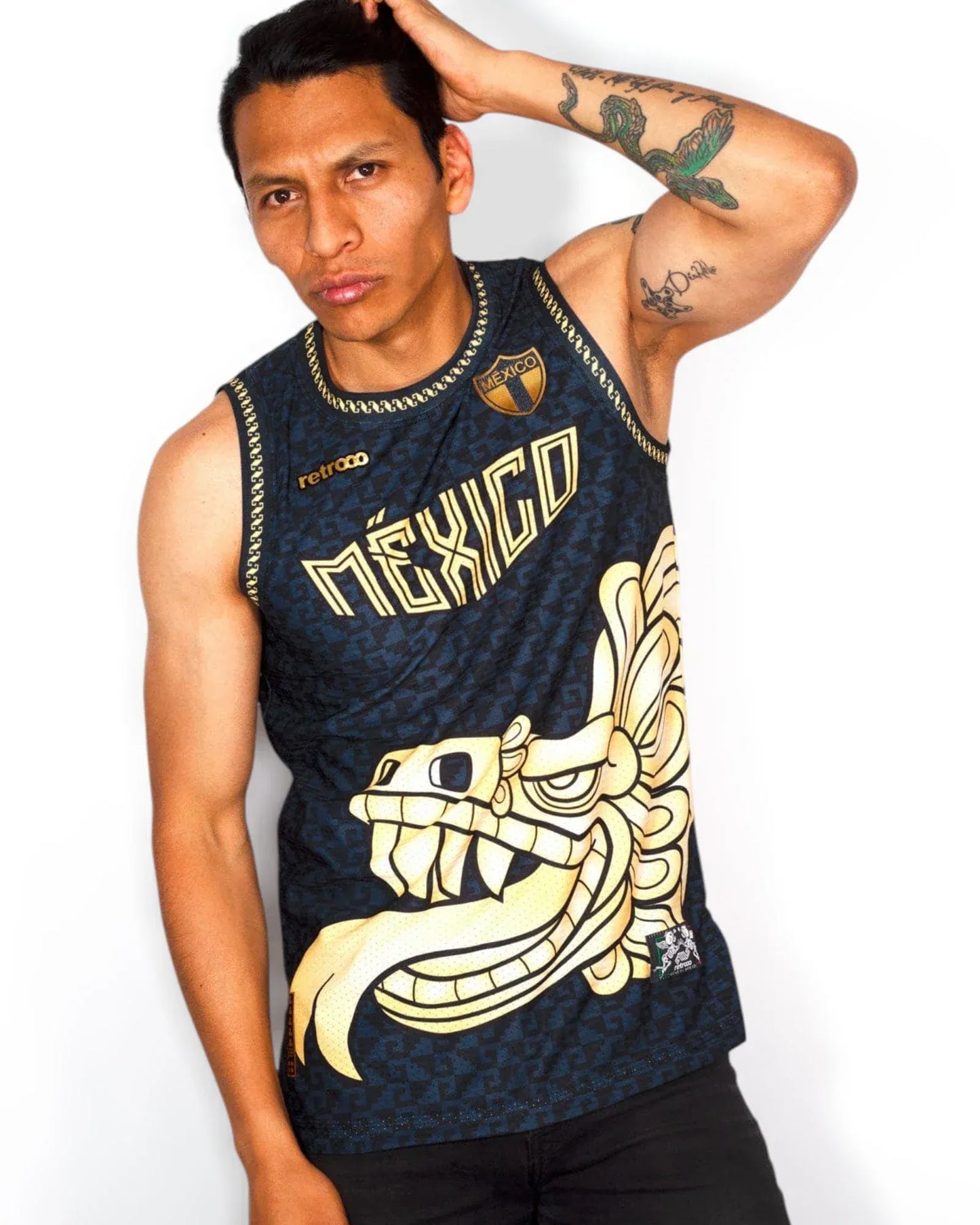 Retrooo.com Jersey Jersey Retrooo Tank Quetzalcóatl - Edición Serpiente Emplumada | Guardián de la Tradición