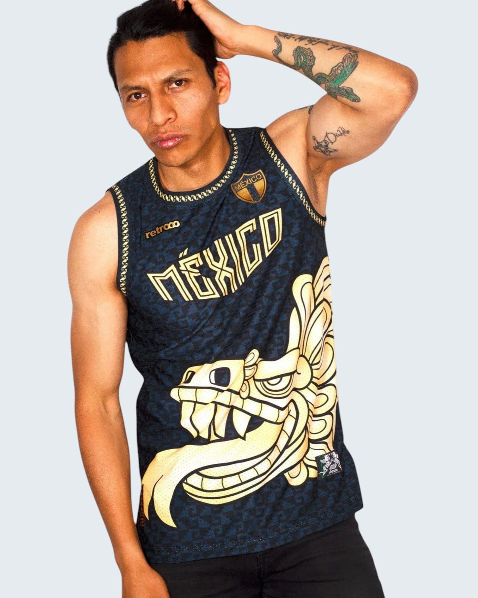 Retrooo.com Jersey Jersey Retrooo Tank Quetzalcóatl - Edición Serpiente Emplumada | Guardián de la Tradición