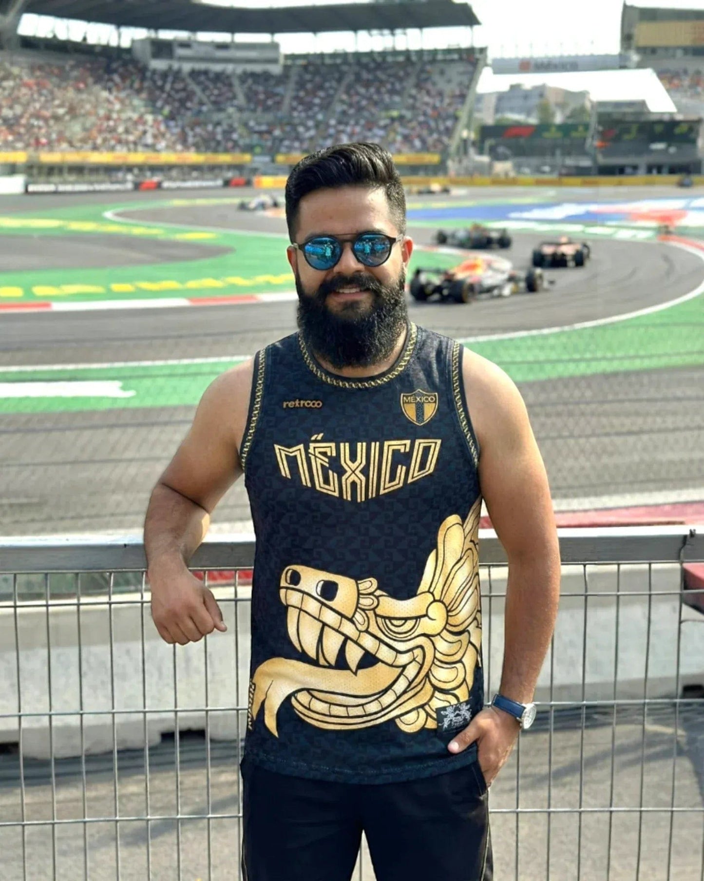 Retrooo.com Jersey Jersey Retrooo Tank Quetzalcóatl - Edición Serpiente Emplumada | Guardián de la Tradición