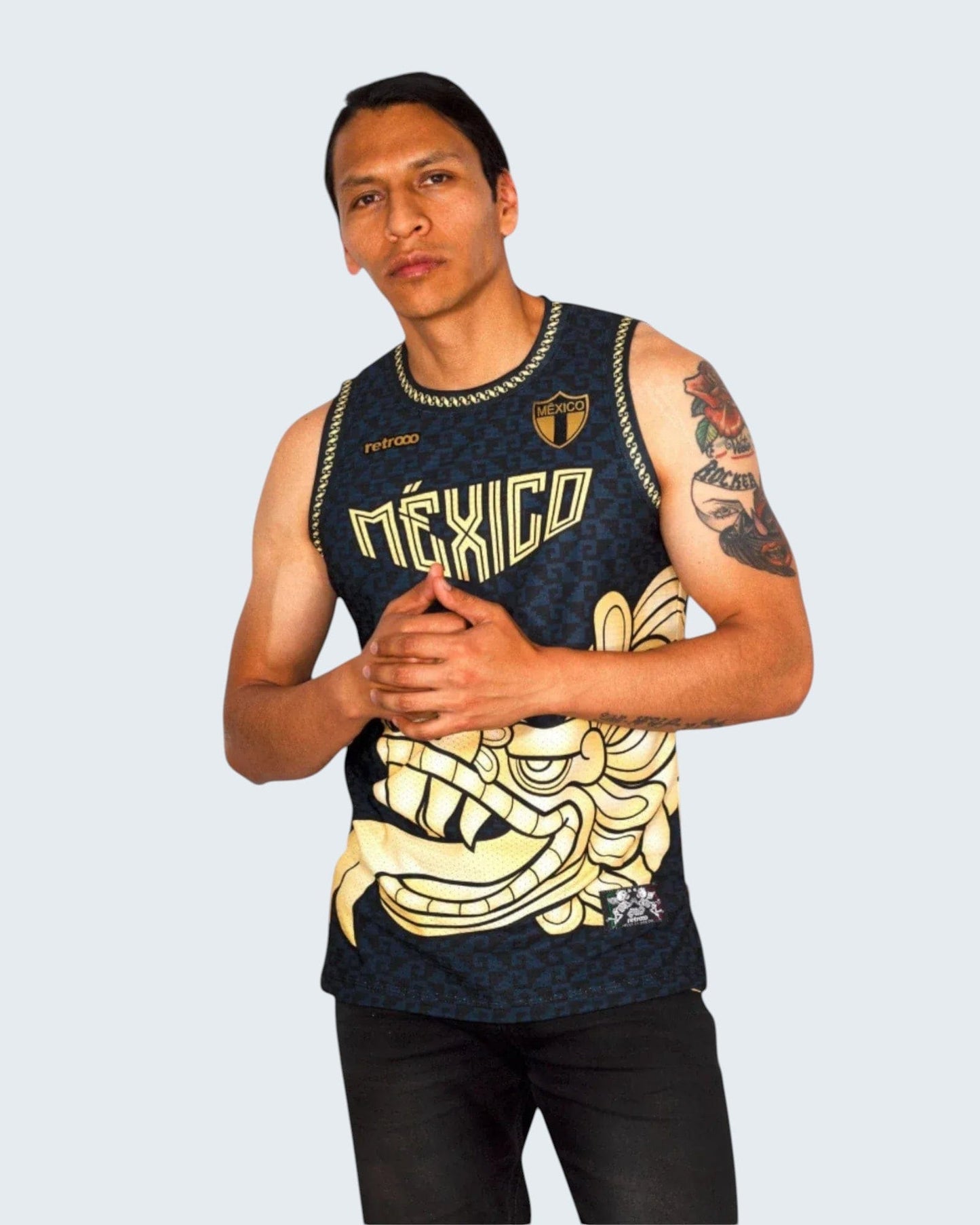 Retrooo.com Jersey Jersey Retrooo Tank Quetzalcóatl - Edición Serpiente Emplumada | Guardián de la Tradición