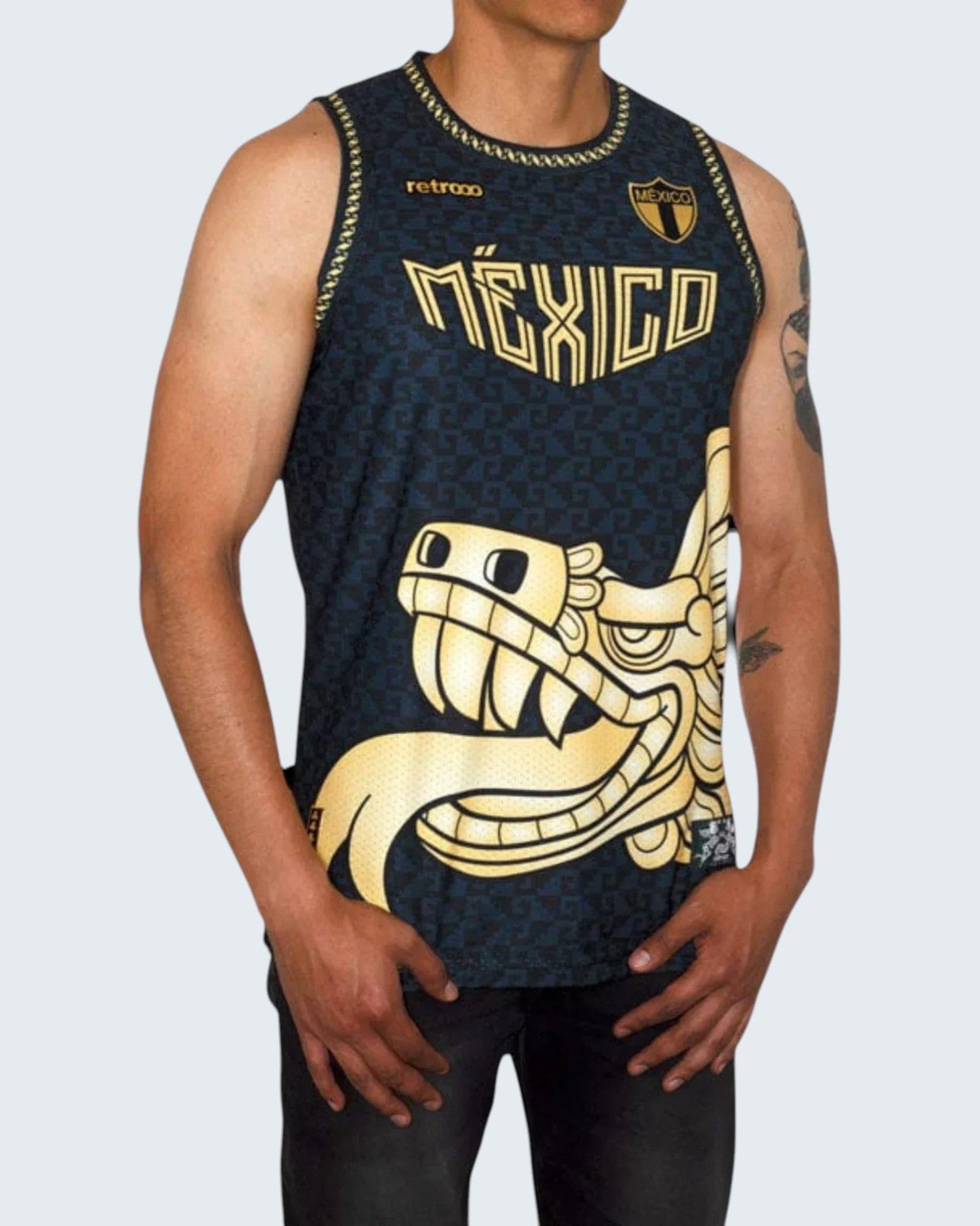 Retrooo.com Jersey Jersey Retrooo Tank Quetzalcóatl - Edición Serpiente Emplumada | Guardián de la Tradición