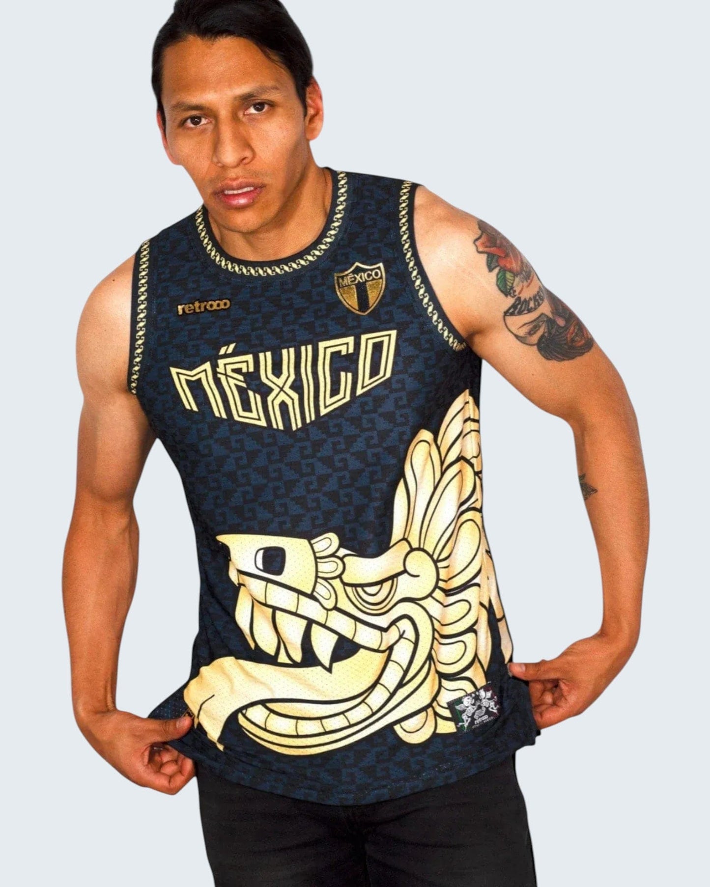 Retrooo.com Jersey Jersey Retrooo Tank Quetzalcóatl - Edición Serpiente Emplumada | Guardián de la Tradición