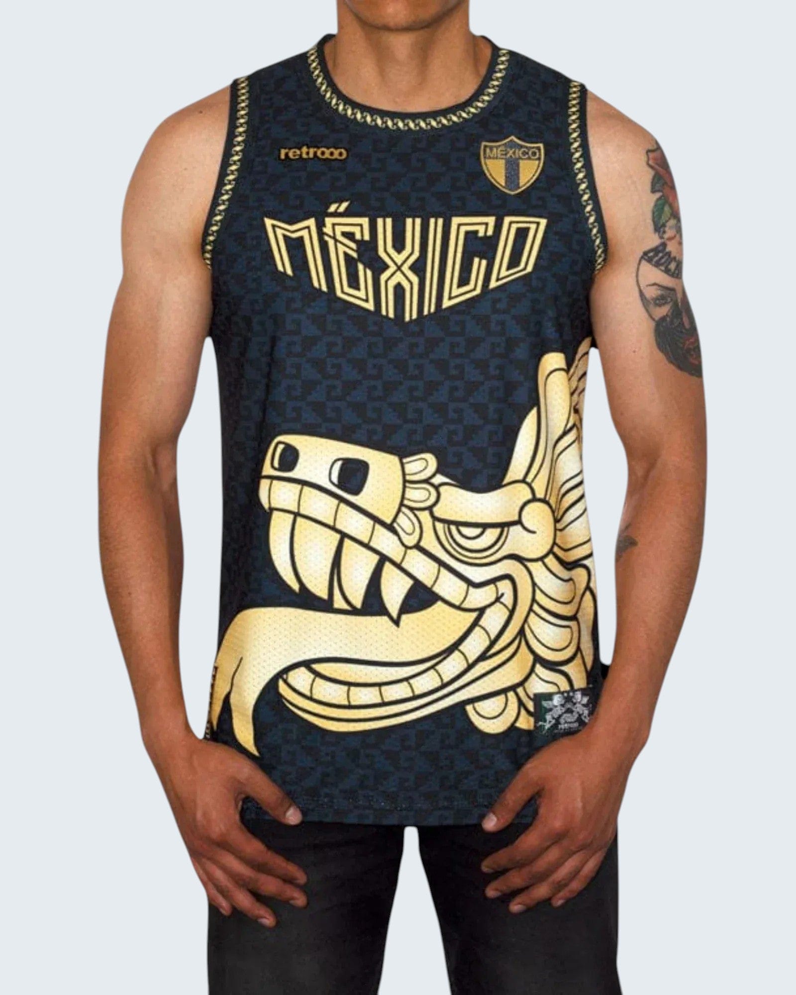 Retrooo.com Jersey Jersey Retrooo Tank Quetzalcóatl - Edición Serpiente Emplumada | Guardián de la Tradición