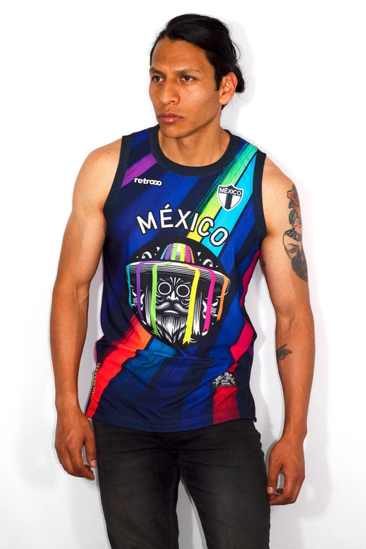 Retrooo.com Jersey Jersey Tank Danza de los Viejitos - Edición Michoacán Purépecha | Sabiduría Ancestral en Movimiento