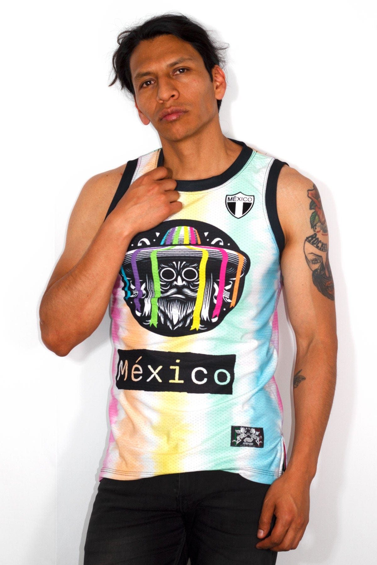 Retrooo.com Jersey Jersey Tank Danza de los Viejitos - Edición Michoacán Purépecha | Sabiduría Ancestral en Movimiento