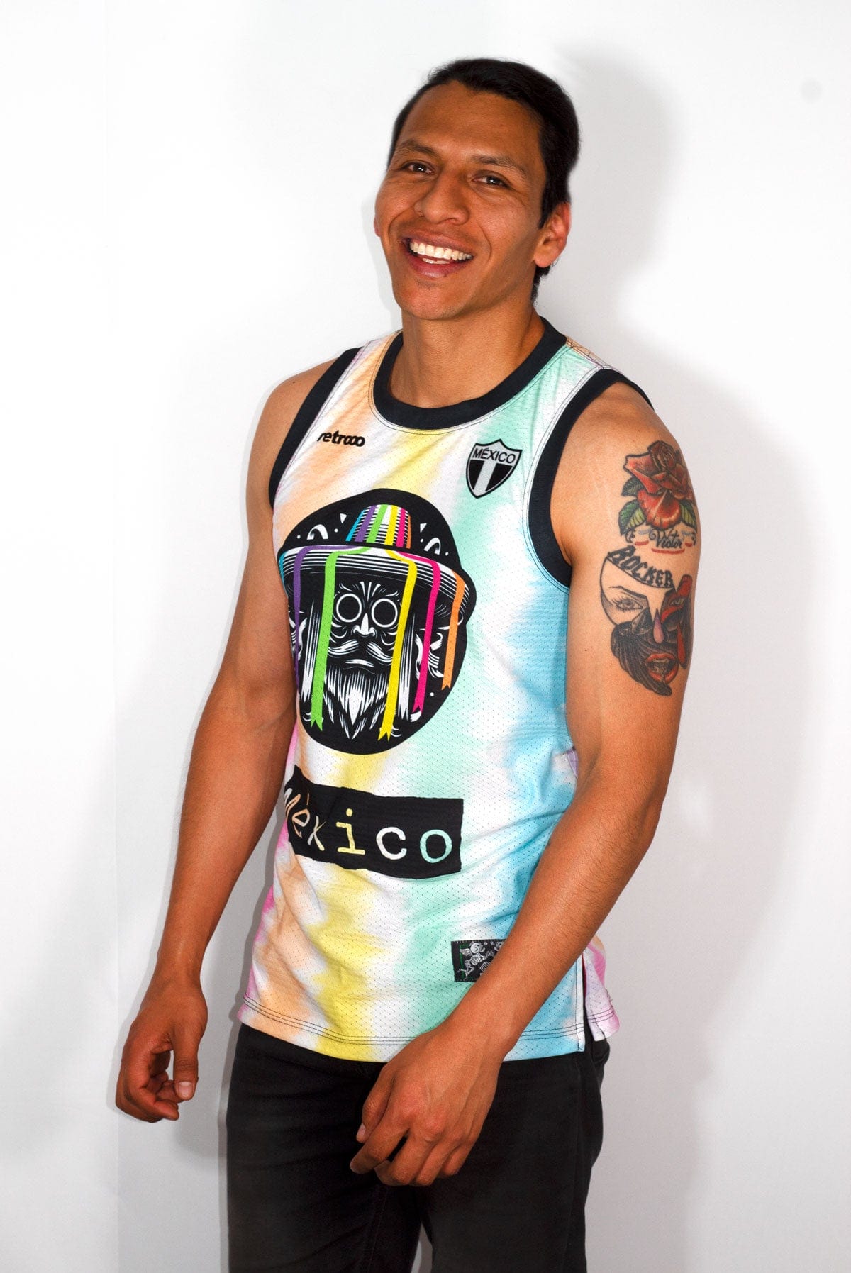 Retrooo.com Jersey Jersey Tank Danza de los Viejitos - Edición Michoacán Purépecha | Sabiduría Ancestral en Movimiento