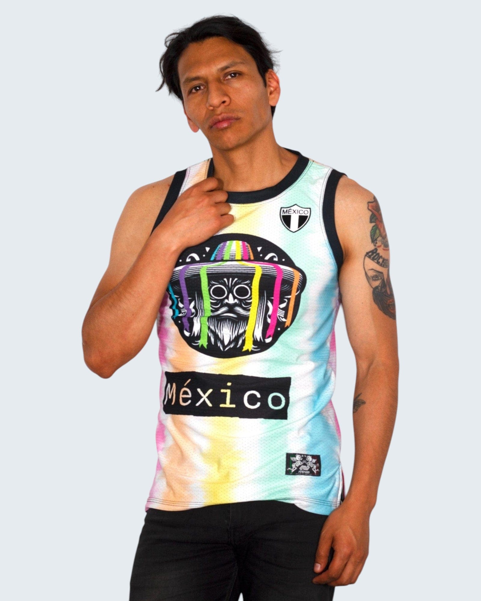 Retrooo.com Jersey Jersey Tank Danza de los Viejitos - Edición Michoacán Purépecha | Sabiduría Ancestral en Movimiento