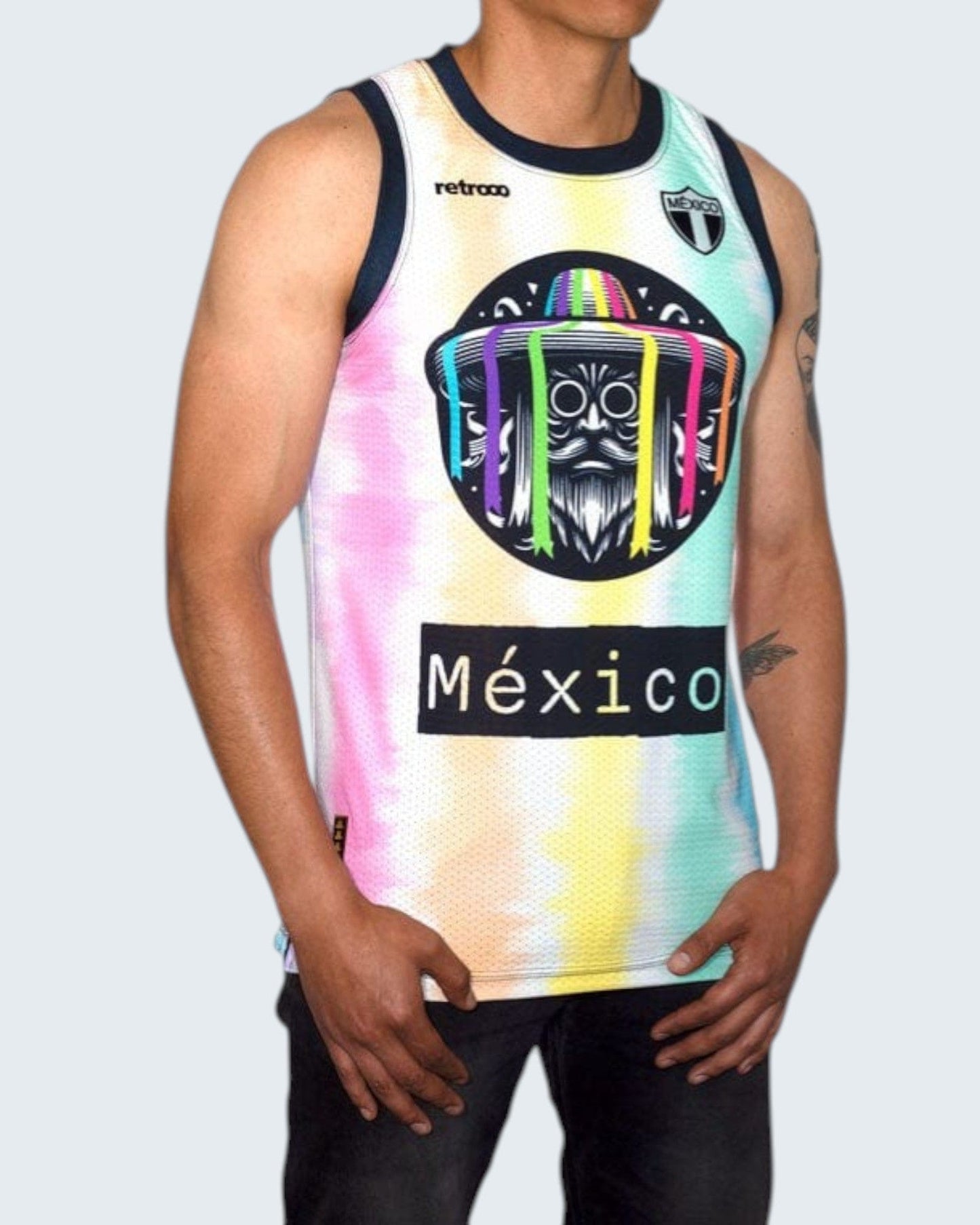Retrooo.com Jersey Jersey Tank Danza de los Viejitos - Edición Michoacán Purépecha | Sabiduría Ancestral en Movimiento