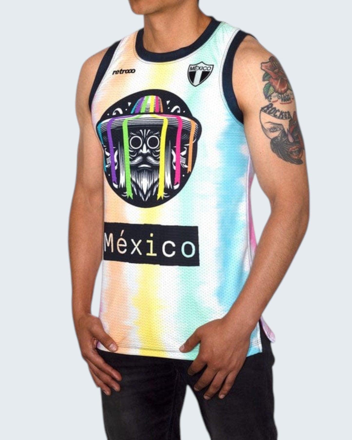 Retrooo.com Jersey Jersey Tank Danza de los Viejitos - Edición Michoacán Purépecha | Sabiduría Ancestral en Movimiento