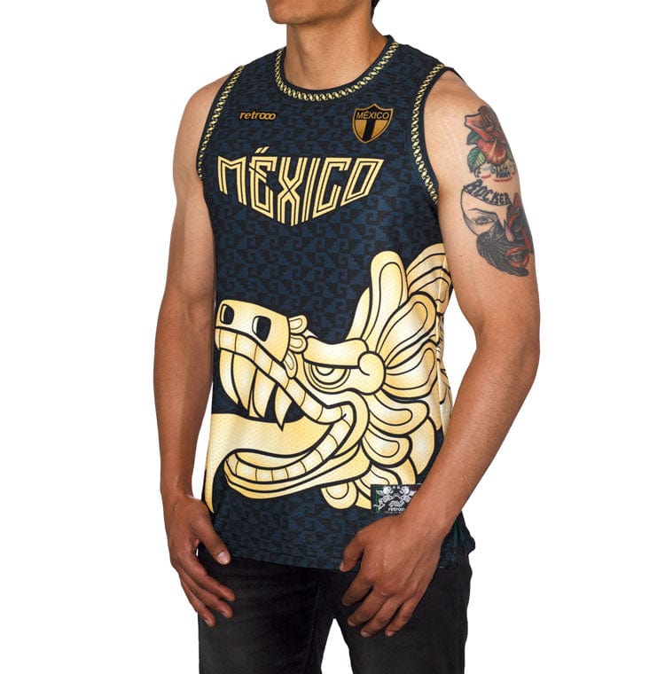 Retrooo.com Jersey Jersey Tank Quetzalcóatl - Edición Serpiente Emplumada | Guardián de la Tradición
