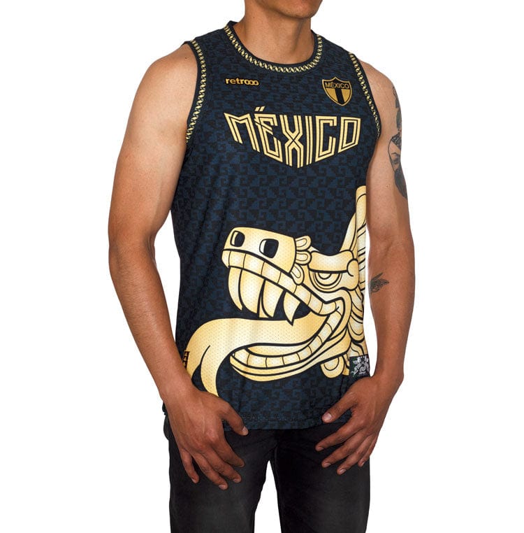 Retrooo.com Jersey Jersey Tank Quetzalcóatl - Edición Serpiente Emplumada | Guardián de la Tradición