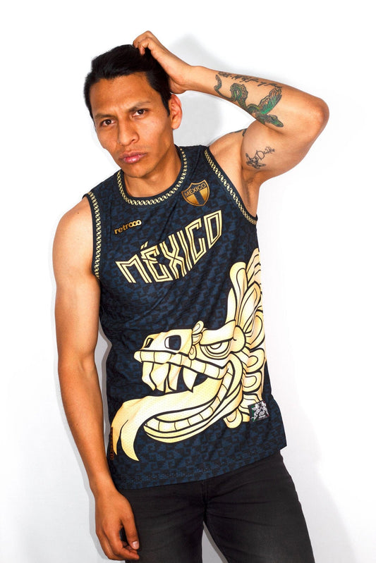 Retrooo.com Jersey Jersey Tank Quetzalcóatl - Edición Serpiente Emplumada | Guardián de la Tradición