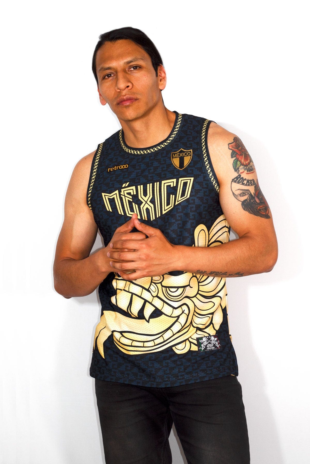 Retrooo.com Jersey Jersey Tank Quetzalcóatl - Edición Serpiente Emplumada | Guardián de la Tradición