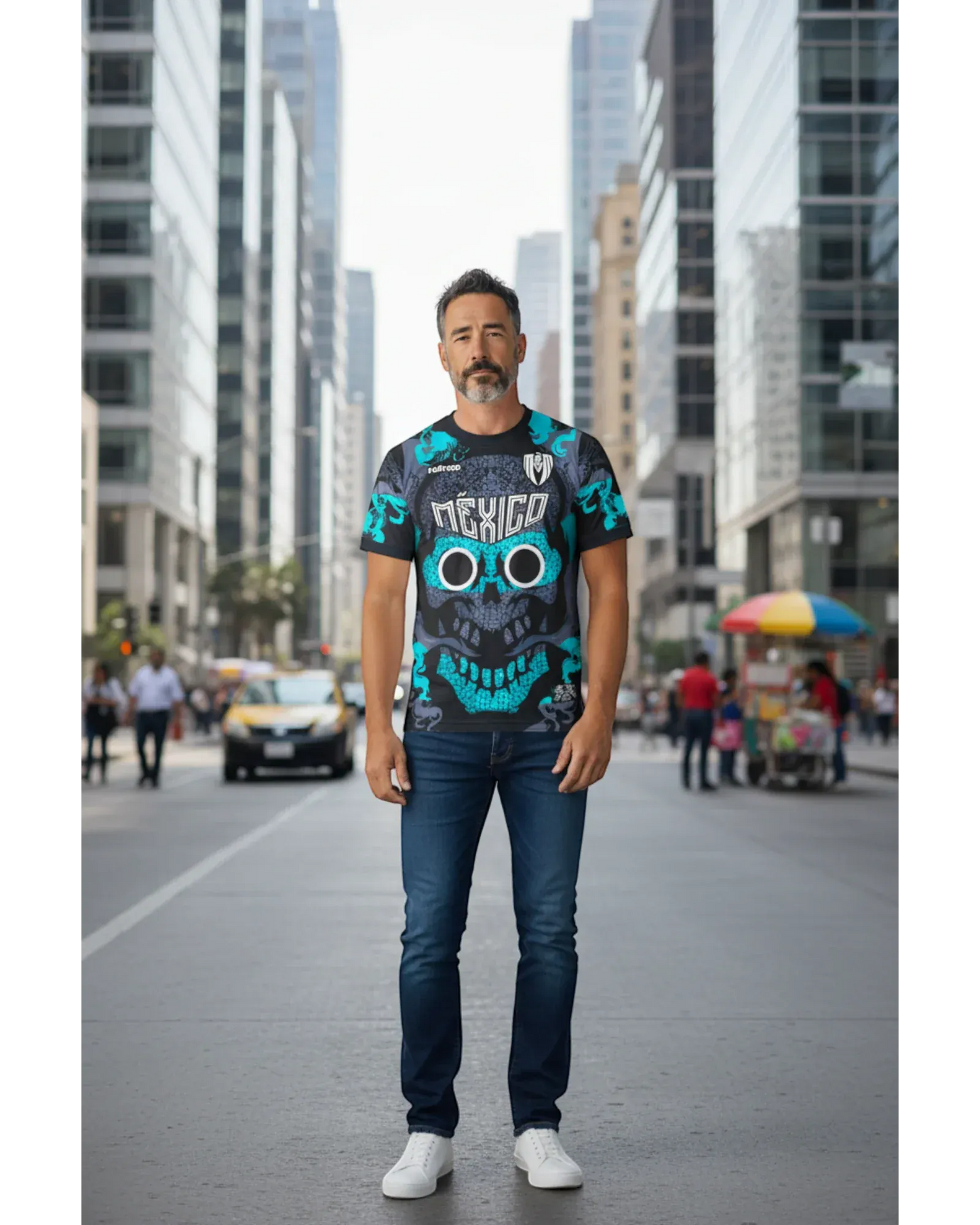 Retrooo.com Jersey Jersey Tezcatlipoca - Edición Espejo Humeante | Dios del Cielo Nocturno