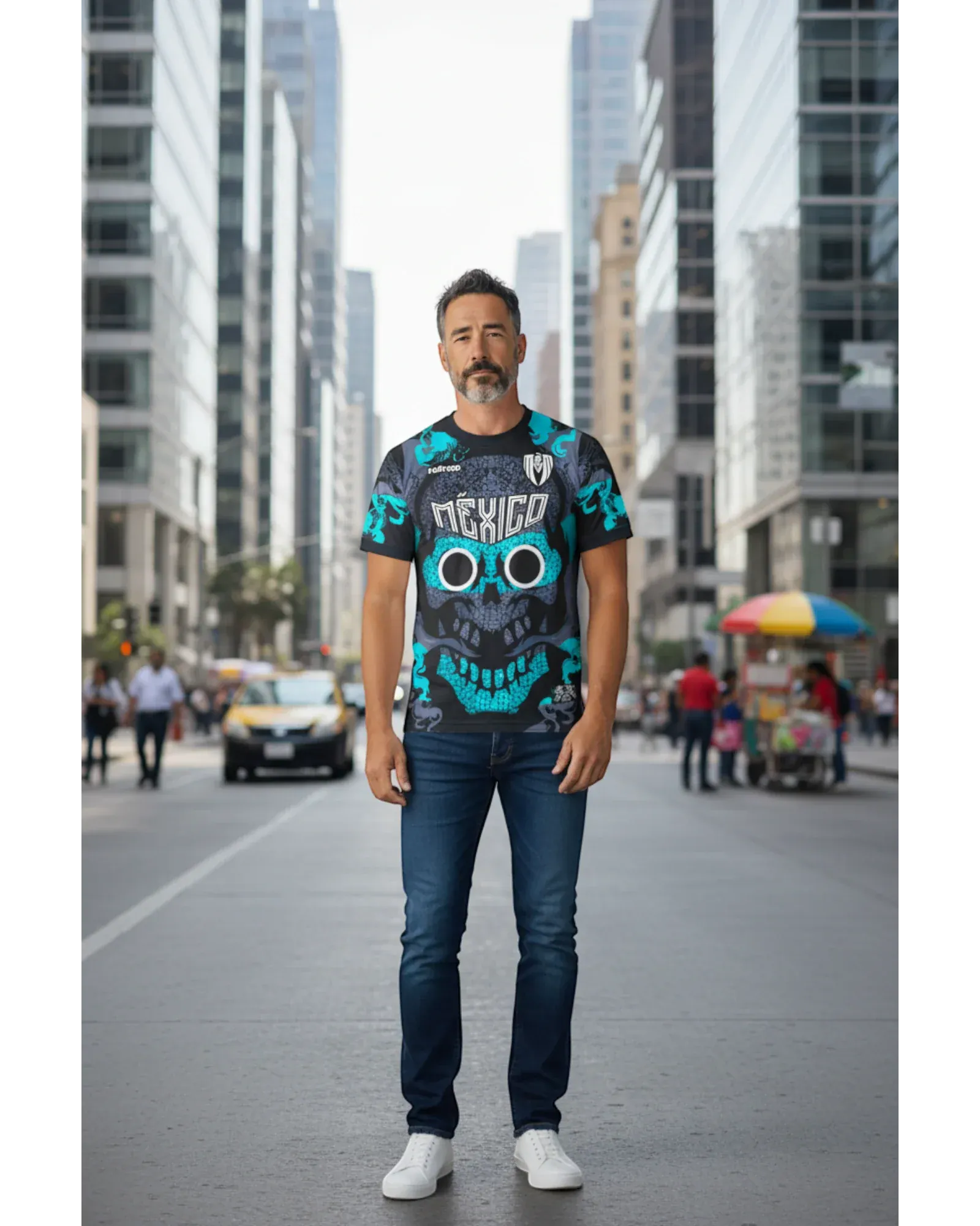 Retrooo.com Jersey Jersey Tezcatlipoca - Edición Espejo Humeante | Dios del Cielo Nocturno