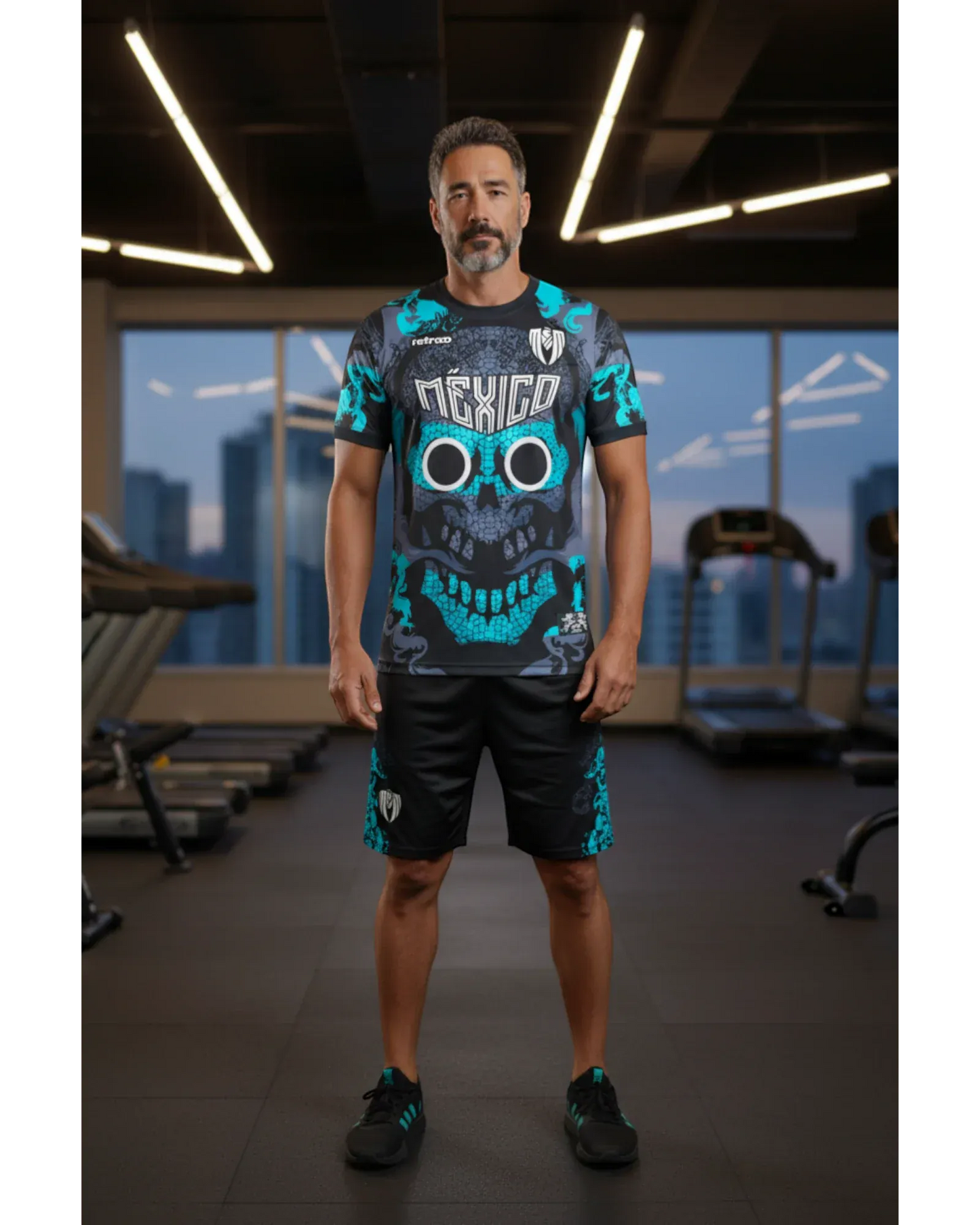 Retrooo.com Jersey Jersey Tezcatlipoca - Edición Espejo Humeante | Dios del Cielo Nocturno