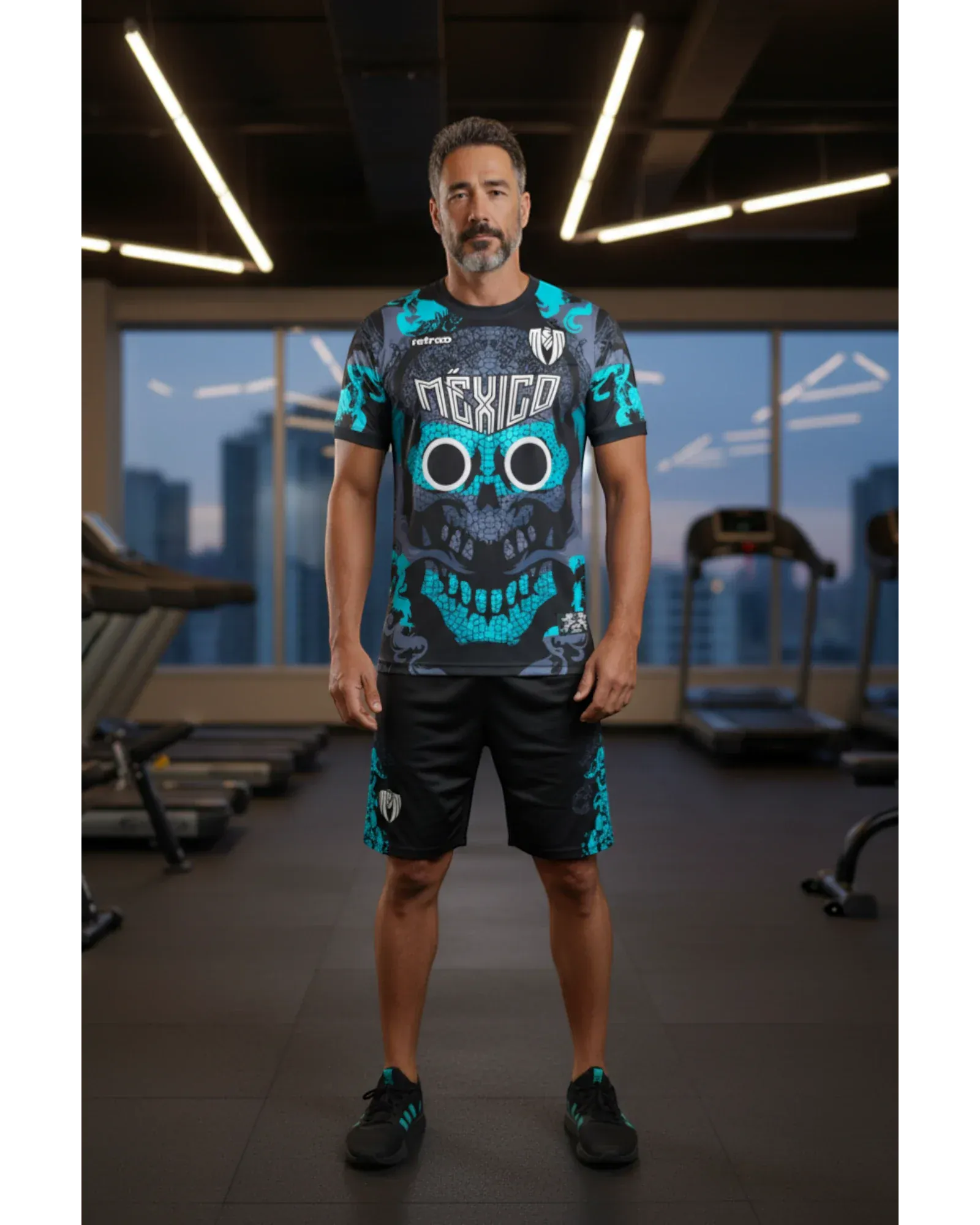 Retrooo.com Jersey Jersey Tezcatlipoca - Edición Espejo Humeante | Dios del Cielo Nocturno