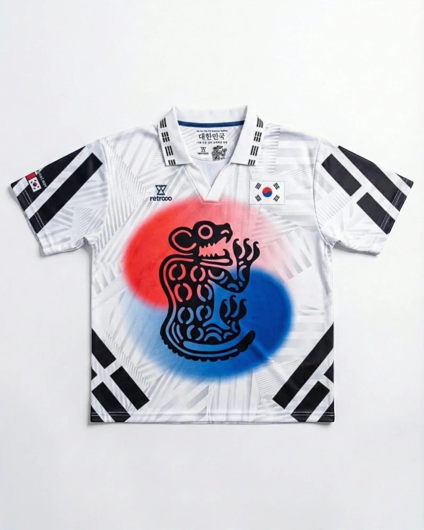 Retrooo.com Jersey White - Flag / CH (S) Jersey Retrooo Corea del Sur — Edición Limitada Mundial 2026 x Enciso