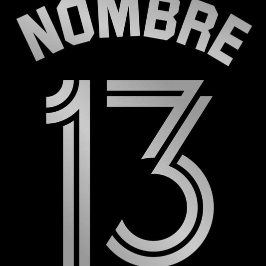 Personalización Número y Nombre