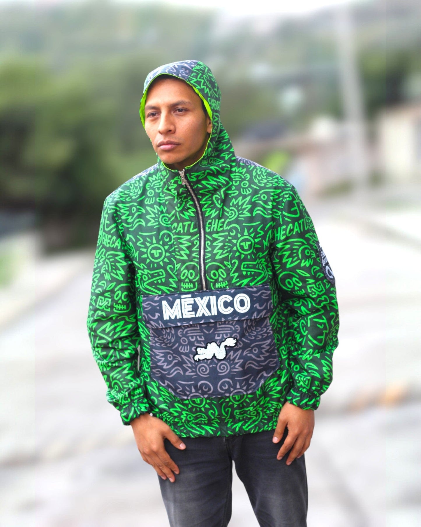 Retrooo.com Rompevientos Retrooo México - Edición Ehécatl | Dios del Viento Premium