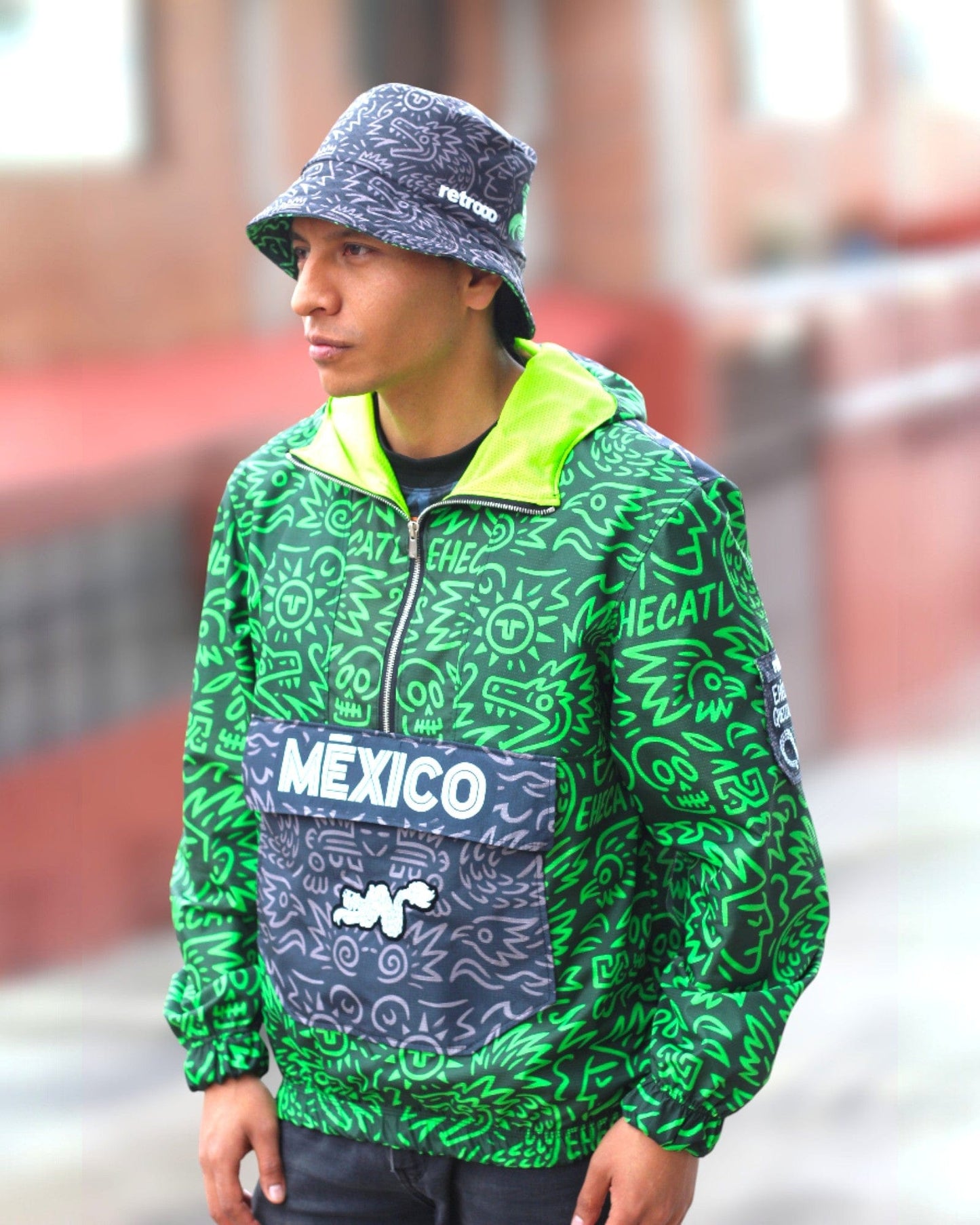 Retrooo.com Rompevientos Retrooo México - Edición Ehécatl | Dios del Viento Premium