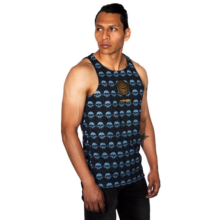 Retrooo.com Ropa deportiva Jersey Tzompantli Tank - Edición Eco Performance | Fuerza Ancestral Sustentable